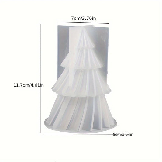 Christmas Tree Scented Candles Silicone Mold DIY Aromath Candle Soap Making Tools Resin Molds Christmas Candle Scented Decor