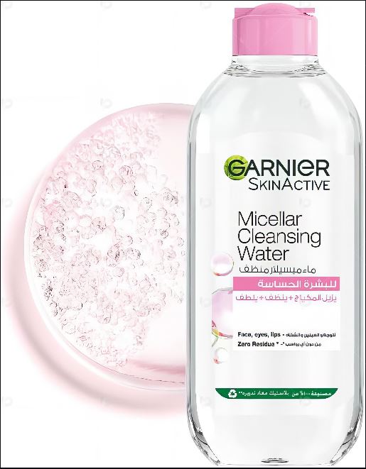 Garnier SkinActive Micellar Water Classic 400ml | Gentle Makeup Remover & Facial Cleanser | Cleanses, Removes Makeup & Impurities