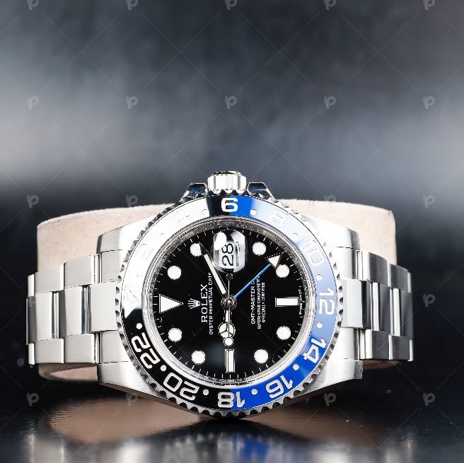 GMT-Master II Style Luxury Men’s Watch – Dual Time Zone Wrist Watch, Stainless Steel Case, Premium Inspired Design