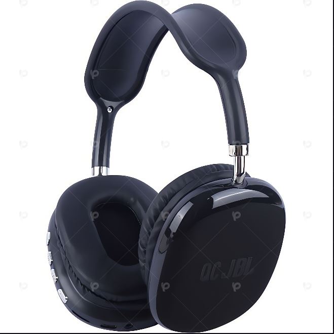 JBL i12 Super Bass Wireless Bluetooth Headphones | Foldable On-Ear Headset with Mic | Deep Bass Sound & Portable Design | Black