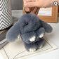 15cm Women's Rabbit Fur Keychain Bag Car Pendant Jewelry Decoration Fashionable Accessory for Bags And Gifts