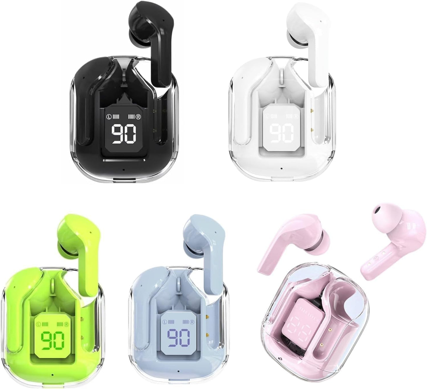 Ultrapods Pro Bluetooth 5.3 Noise Cancelling Wireless Earbuds – Hi-Fi Stereo Sound, Touch Control, Long Battery Life