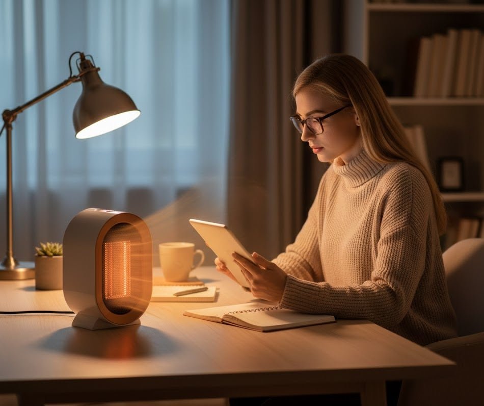 Cozy Home Portable Electric Air Heater - Fast, Safe, and Stylish Personal Heating