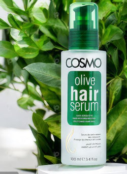 COSMO Olive Hair Serum 100ml – Antioxidant Protection & Deep Nourishment, Repairs Split Ends, Smooth & Healthy Hair Serum